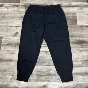 Athleta Athletic Venice Jogger Ankle Pants Black Women’s Size XL
